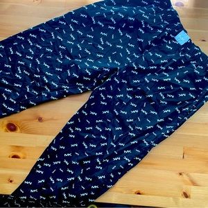 Michael Kors MK Monogram Wide Leg Slouch Pants🐼